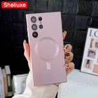 Luxury MagSafe Magnetic Soft TPU Case for Samsung Galaxy S25 Ultra / EDGE