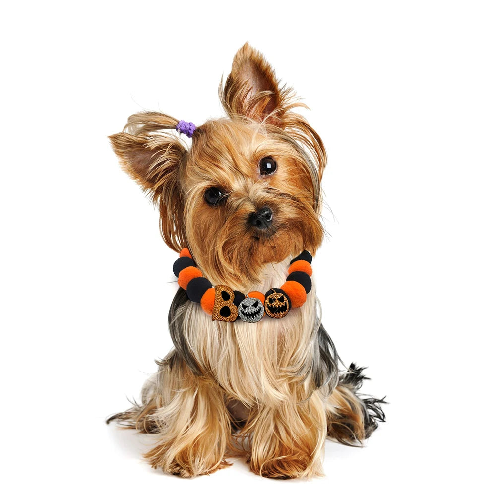 Halloween Pet Bow Tie Set – 12PCS Dog & Cat Grooming Accessories