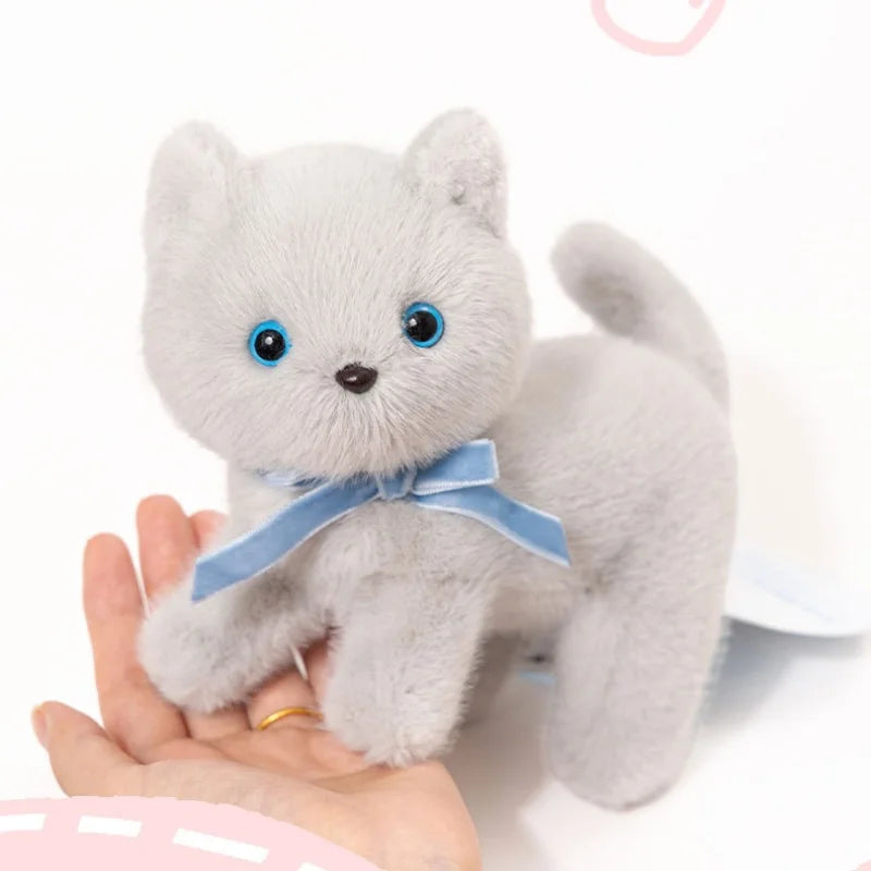 🐱🧸 5.9 inches Simulation Cat Plush Doll – Cute Stuffed Animal for Home Decoration & Kids Gifts