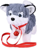 🐶🤖 7" Electric Walking Puppy Plush Toy – Interactive Robot Dog with Barking & Tail Wagging