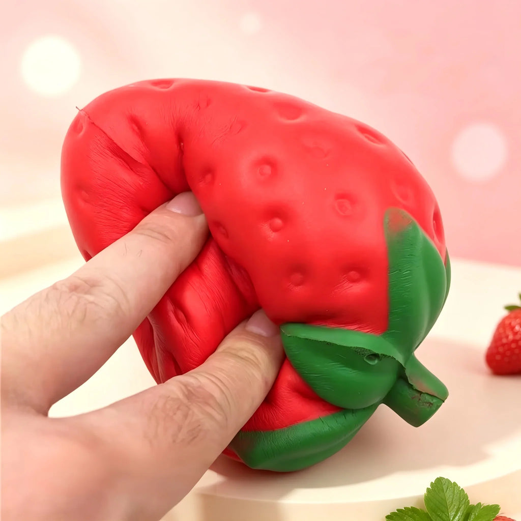 Strawberry Squishy Toy – 4.72-Inch Slow-Rising Sensory Fidget