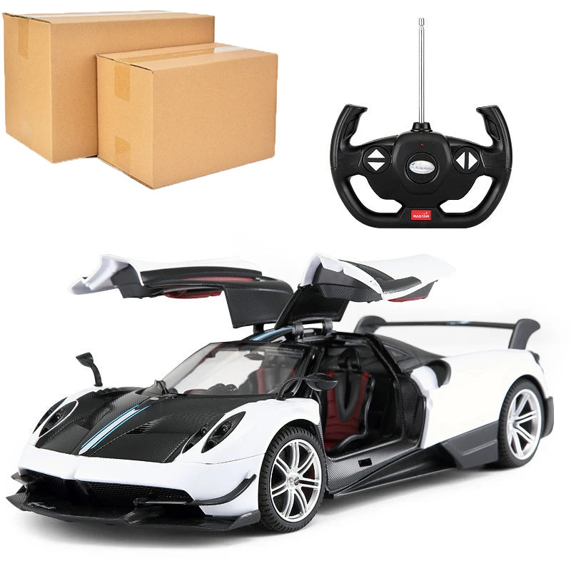 HANMA Pagani Huayra BC 1:14 RC Supercar 🚗💨 Official Licensed Remote Control Model Car Toy for Kids & Adults | LED Lights ⚡ Full Functions 🎮 Gift Ready 🎁