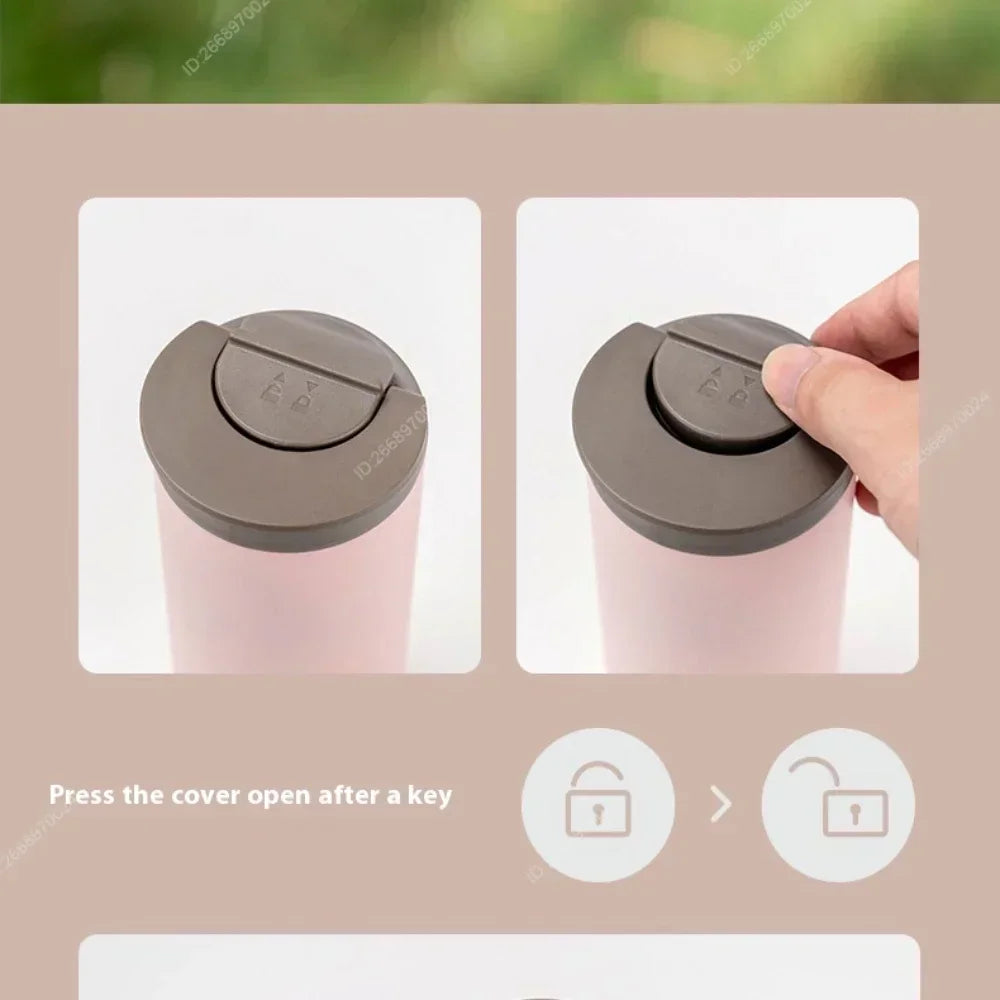 TYESO Vacuum Flask Stainless Steel – Leakproof Insulated Travel Mug Coffee Cup ☕✨