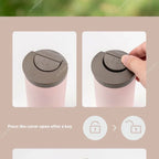 TYESO Vacuum Flask Stainless Steel – Leakproof Insulated Travel Mug Coffee Cup ☕✨