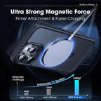 Matte Magnetic Ring Stand Case for iPhone – Ultra Slim Cover