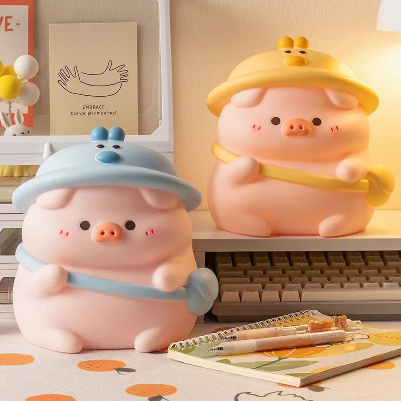 🐾✨ Creative Animal-Shaped Piggy Bank with Adhesive & Anti-Drop Design 💰 | Large Capacity Money Box for Saving & Gift Receiving 🎁