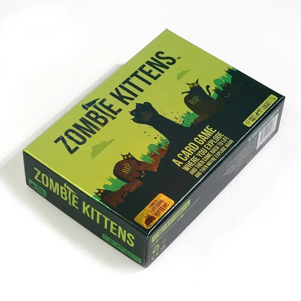 Zombie Kittens – Hilarious Family Card Game for Kids, Teens & Adults | 2–5 Players | Game Night Fun🧟‍♂️🐱