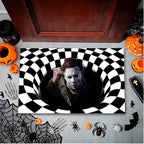 Horror Clown Halloween Doormat – 3D Illusion Non-Slip Mat