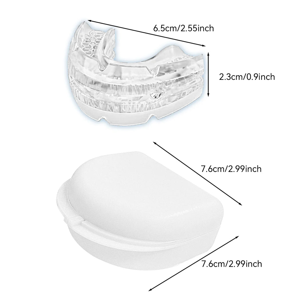 😴🌙 Adjustable Anti-Snoring Mouth Guard – Sleep Aid Mouthpiece for Snoring, Apnea Relief & Teeth Bruxism Protection