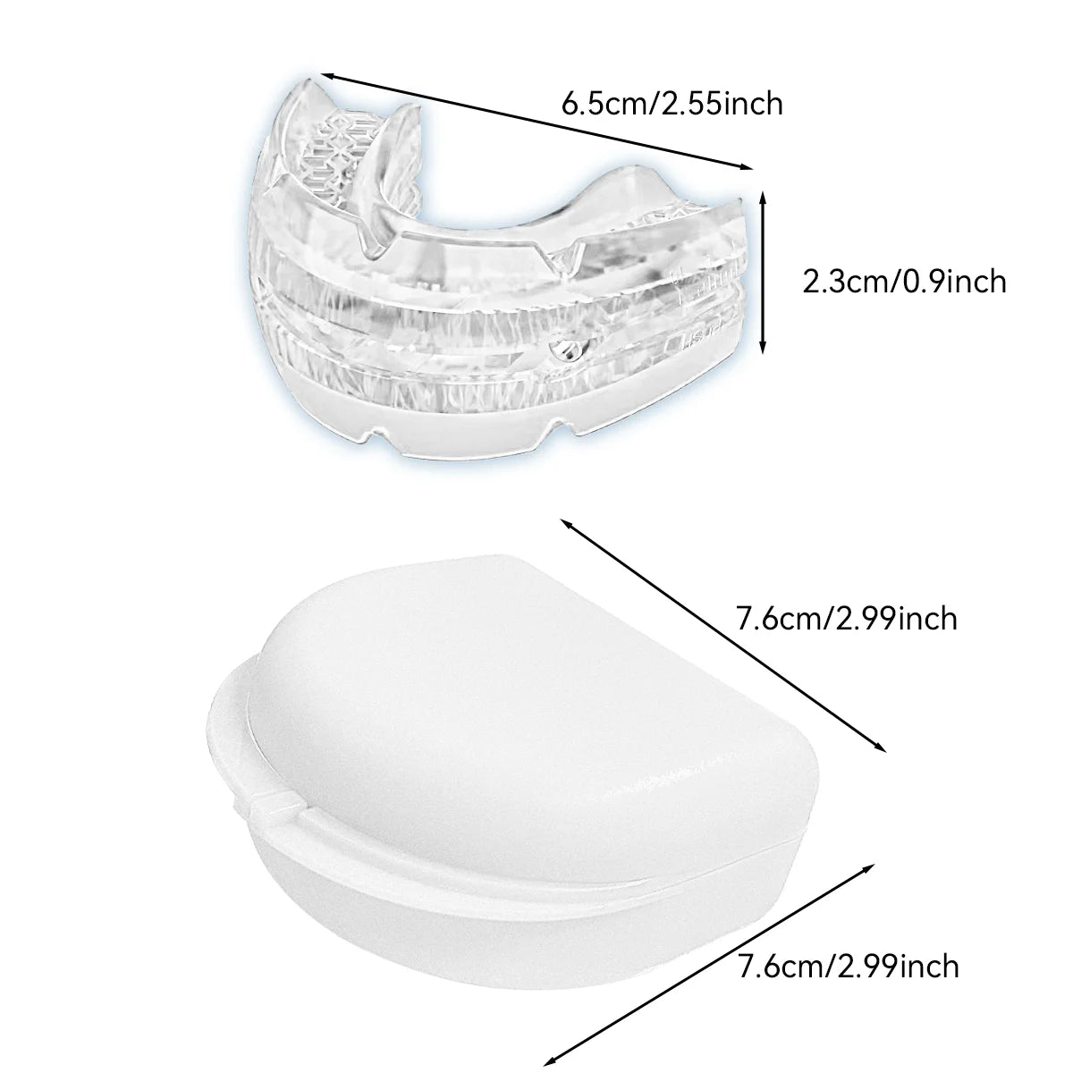😴🌙 Adjustable Anti-Snoring Mouth Guard – Sleep Aid Mouthpiece for Snoring, Apnea Relief & Teeth Bruxism Protection