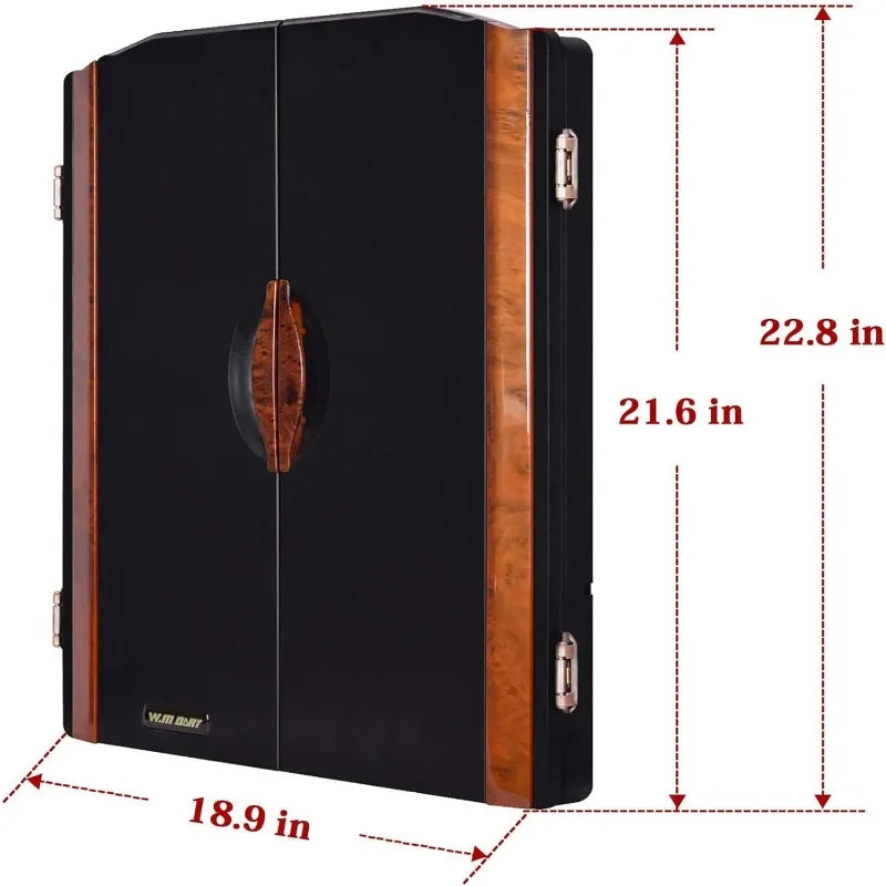 Electronic Dart Board LED Digital Dartboard Set 🎯 with Cabinet & 12 Soft Tip Darts | 27 Games, 259 Scoring Options, 8 Players