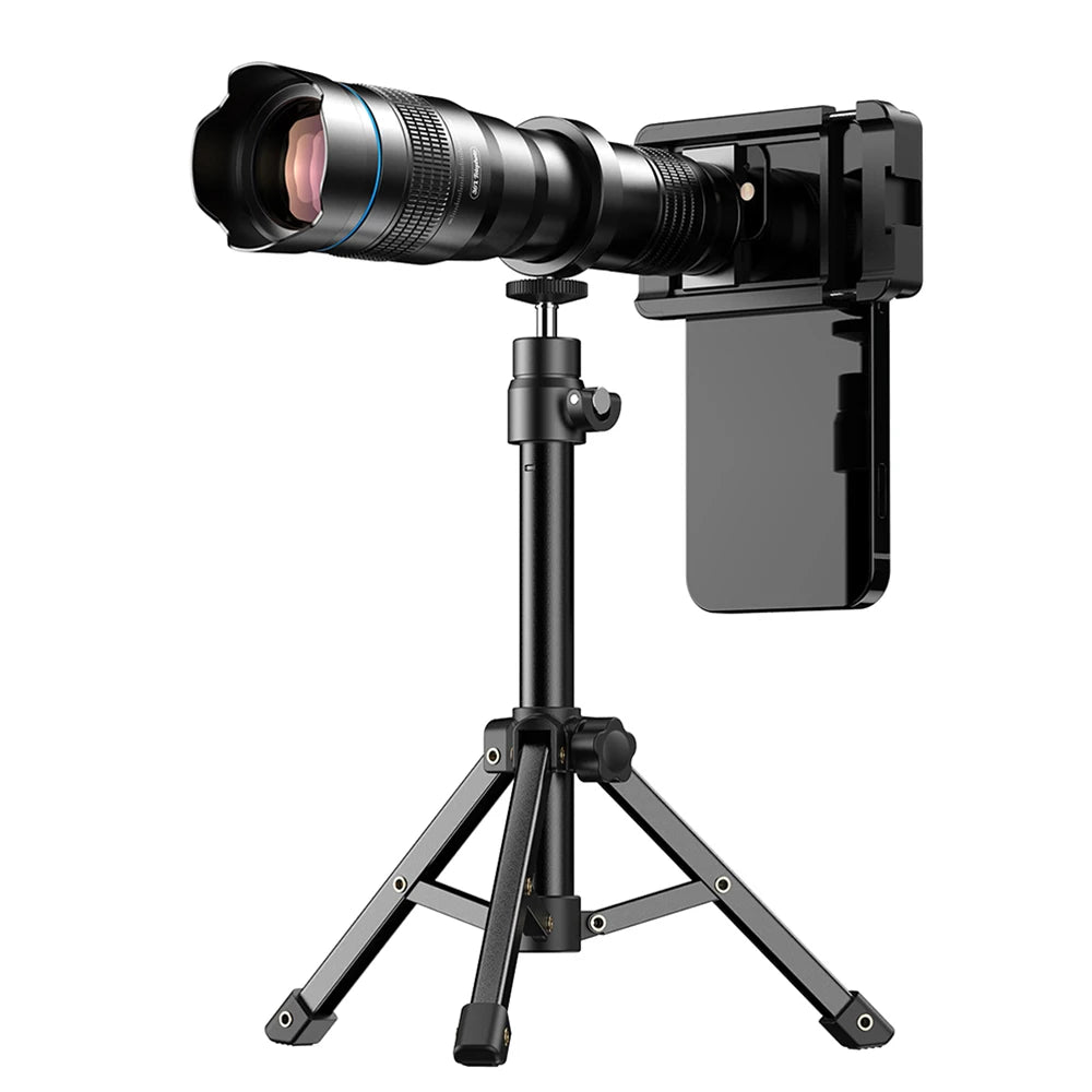 🔭📱 APEXEL 36X Metal Telephoto Zoom Lens with Tripod