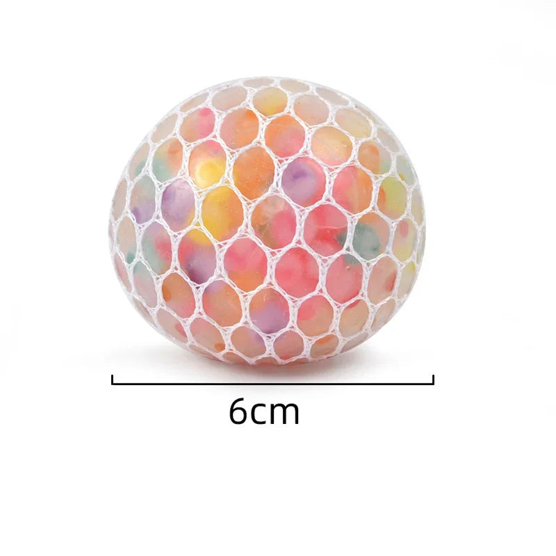 Rainbow Sensory Stress Ball – 3D Squishy Fidget Toy