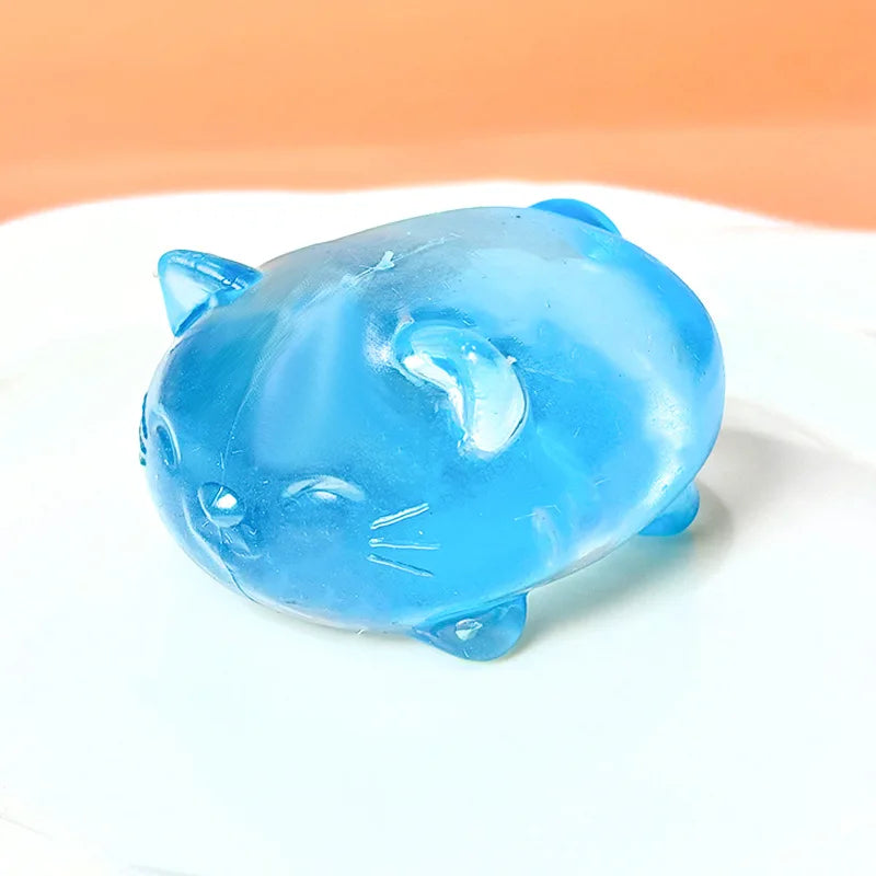 Mini Cat Maltose Squishy Toy – Slow-Rise TPR Sensory Fidget