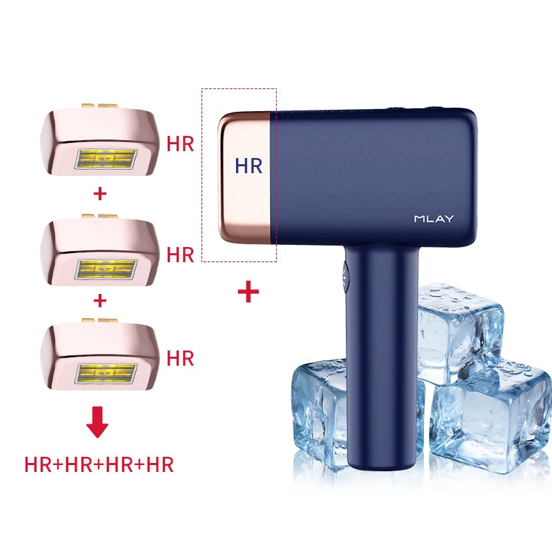 ✨ MLAY T14 IPL Hair Removal Device | ICE Cool Laser Epilator 3-in-1 ❄️ | 500,000 Flashes Permanent Hair Reduction for Body & Face
