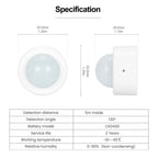 🚶‍♂️✨ Tuya Zigbee 3.0 Motion Sensor | PIR + Lux Detection Smart Infrared Sensor 🔐 | Human Body Anti-Theft Security Detector