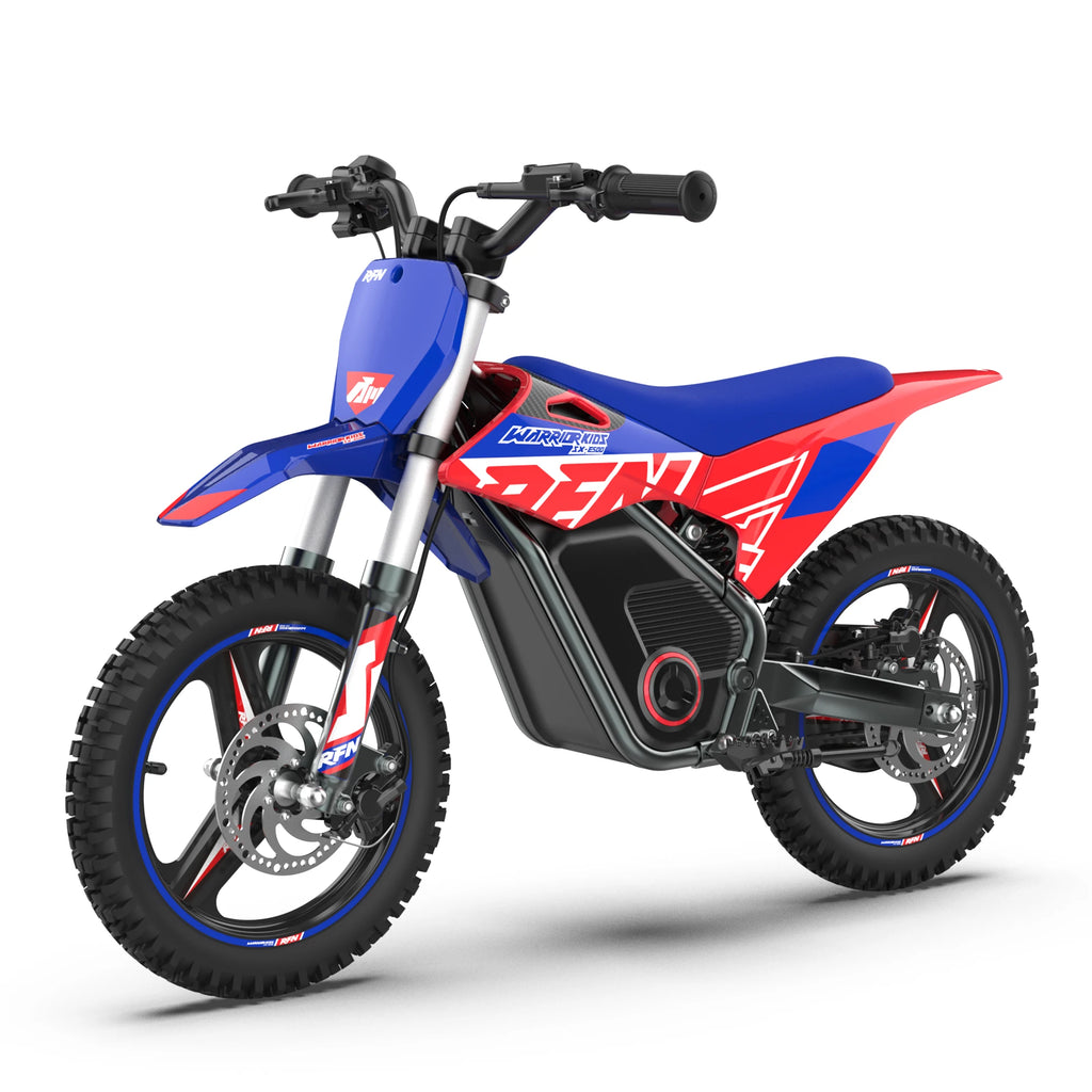 ⚡🏍️ RFN Warrior Kids Electric Dirt Bike – 36V 500W Off-Road Motorcycle | 3-Speed Ride for Ages 4–8
