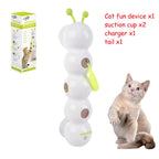 🐛🐾 Caterpillar Interactive Cat Toy – Motion Activated Wack-A-Worm