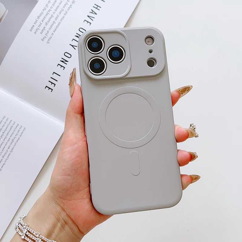 MagSafe Magnetic Liquid Silicone Case for iPhone 17 Series