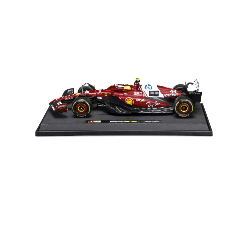 2025 SF25-#44 #16 Bburago 1:18 SF24 F1 Racing / SF23 F1 Ferrari Las Vegas #16 Sainz Static Car Model Vehicles Alloy Toy
