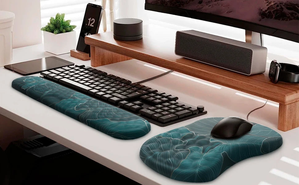 🖱️💖 Ergonomic Wrist Mouse Pad – Memory Foam Pain Relief Support