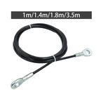 Multipurpose Portable Fitness Pulley Cable 🏋️‍♂️ | Steel Wire Rope Gym Attachment for Home & Gym Training (0.20"/5mm)