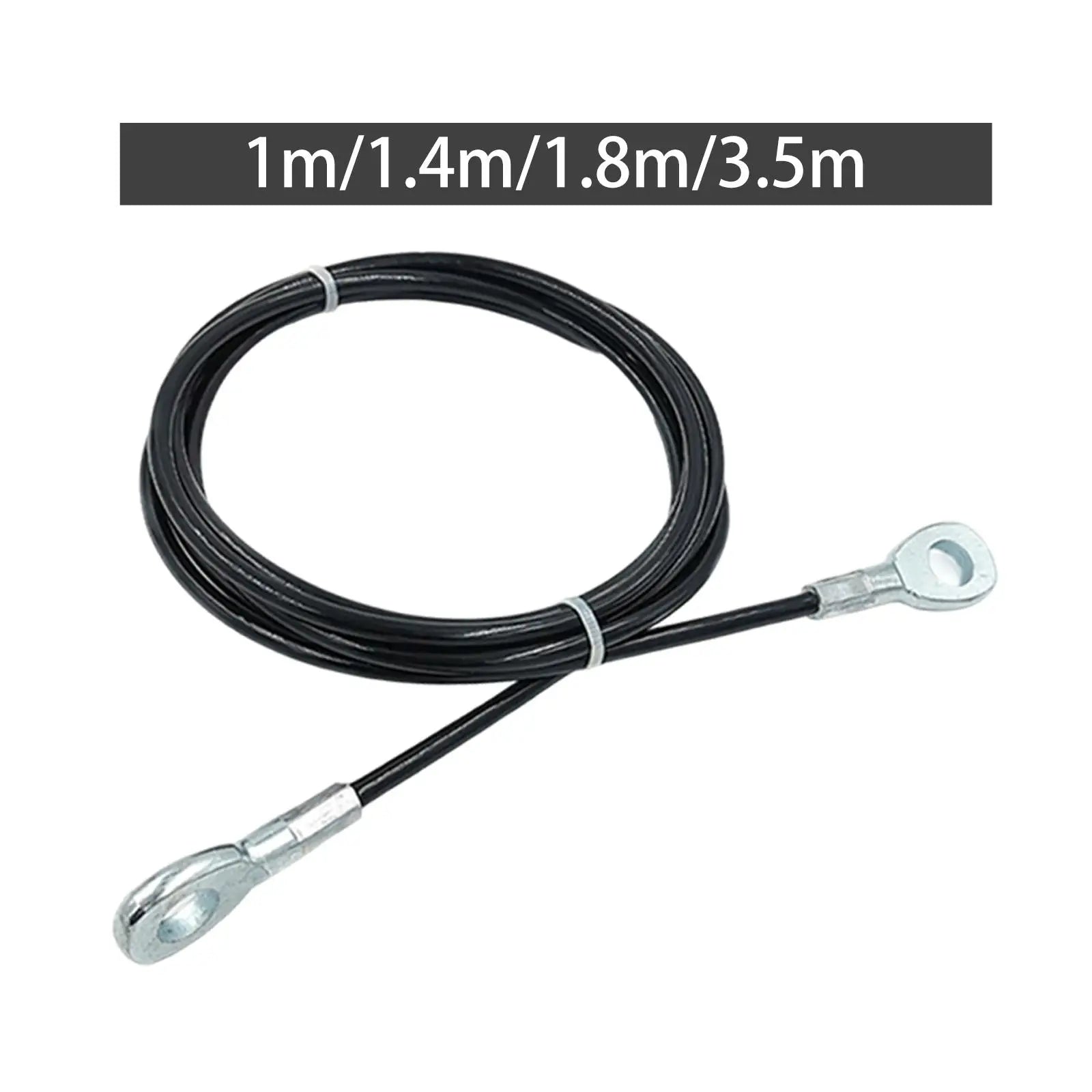 Multipurpose Portable Fitness Pulley Cable 🏋️‍♂️ | Steel Wire Rope Gym Attachment for Home & Gym Training (0.20"/5mm)