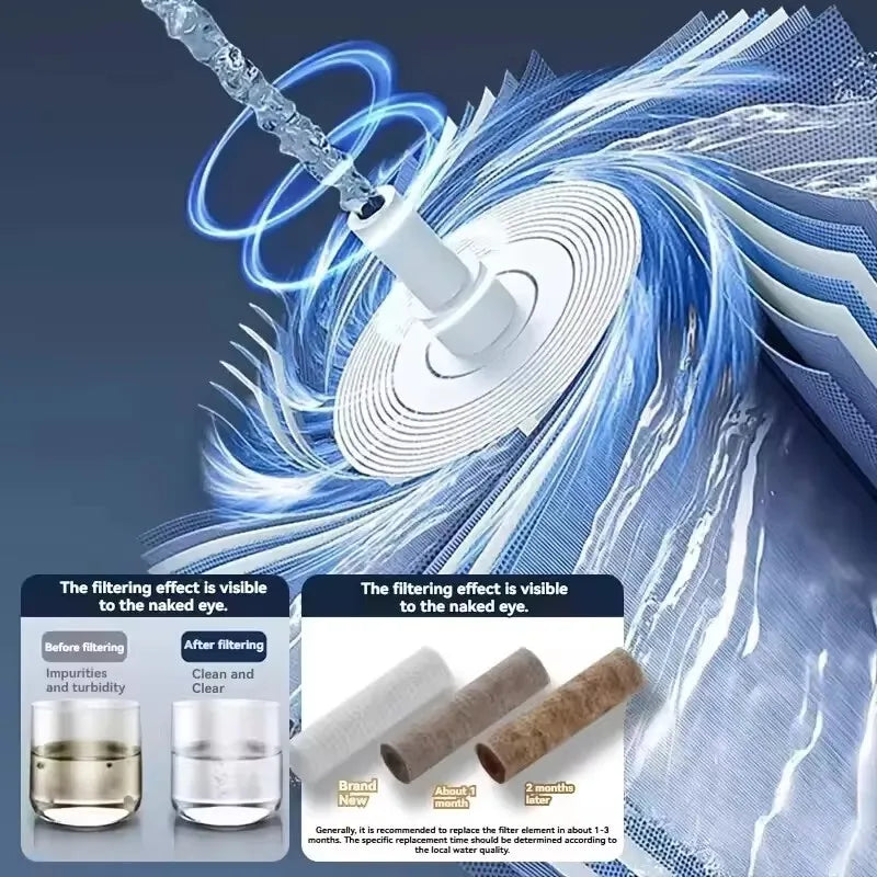 🚿💧 High Pressure Water-Saving Filter Shower Head – 5 Spray Modes Handheld Shower with One-Button Stop | Bathroom Accessories Set