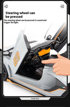 1:18 Scale SVJ63 Alloy Car Toy Model with Sound & Light Effects – Diecast Supercar Collection