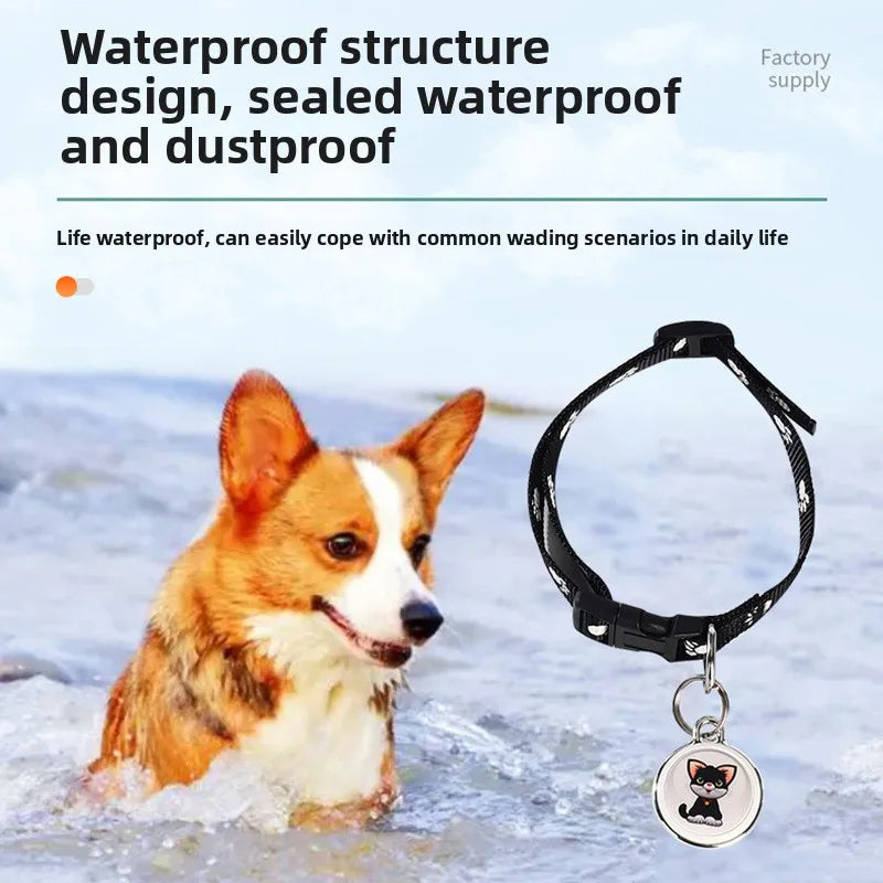📍🐾 Pet Anti-Lost GPS Tracker – Bluetooth Smart Waterproof Collar Locator
