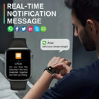 New Smartwatch for Men & Women – 1.73" HD Bluetooth Call Smart Watch for Android & iOS | Heart Rate, Blood Oxygen & Blood Pressure Monitor | Fitness Activity Tracker (LAXASFIT)