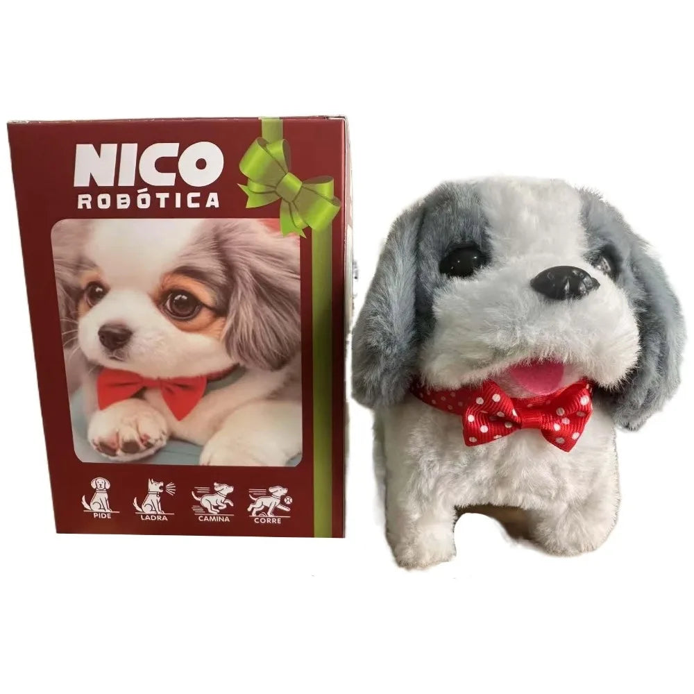 🎁 Birthday Gift Stuffed Animal 🐶 Realistic Robotic Puppy 🤖 Interactive Robot Dog 🐾 Barking, Tail Wagging & Walking Toy 🎂 Kids & Pet Lovers Gift 🎀