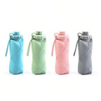 600ml Collapsible Silicone Water Bottle – Portable Foldable Travel Cup 💧✨