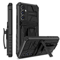 Rugged Armor Case with Belt Clip Holster & Kickstand for Samsung Galaxy