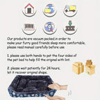 🛋️🐾 Winter Plush Pet Bed Sofa – Cozy Dog & Cat Mat