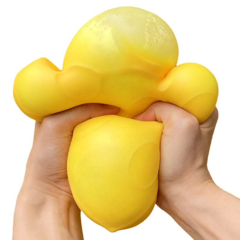 Jumbo Cheese Squishy Stress Ball – Slow-Rebound Cheese Fidget Toy