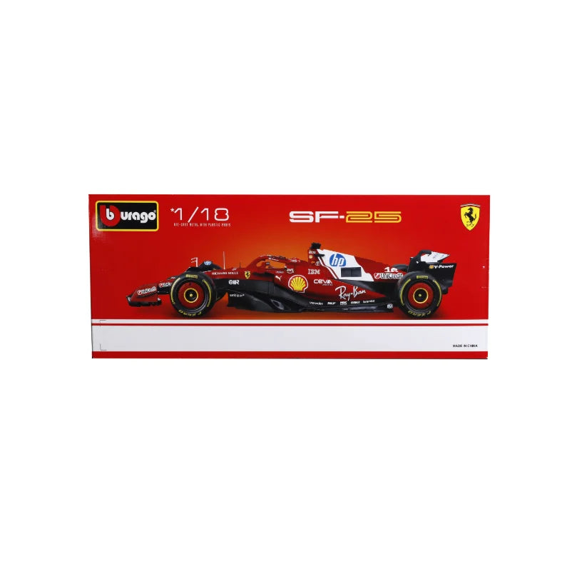 2025 SF25-#44 #16 Bburago 1:18 SF24 F1 Racing / SF23 F1 Ferrari Las Vegas #16 Sainz Static Car Model Vehicles Alloy Toy