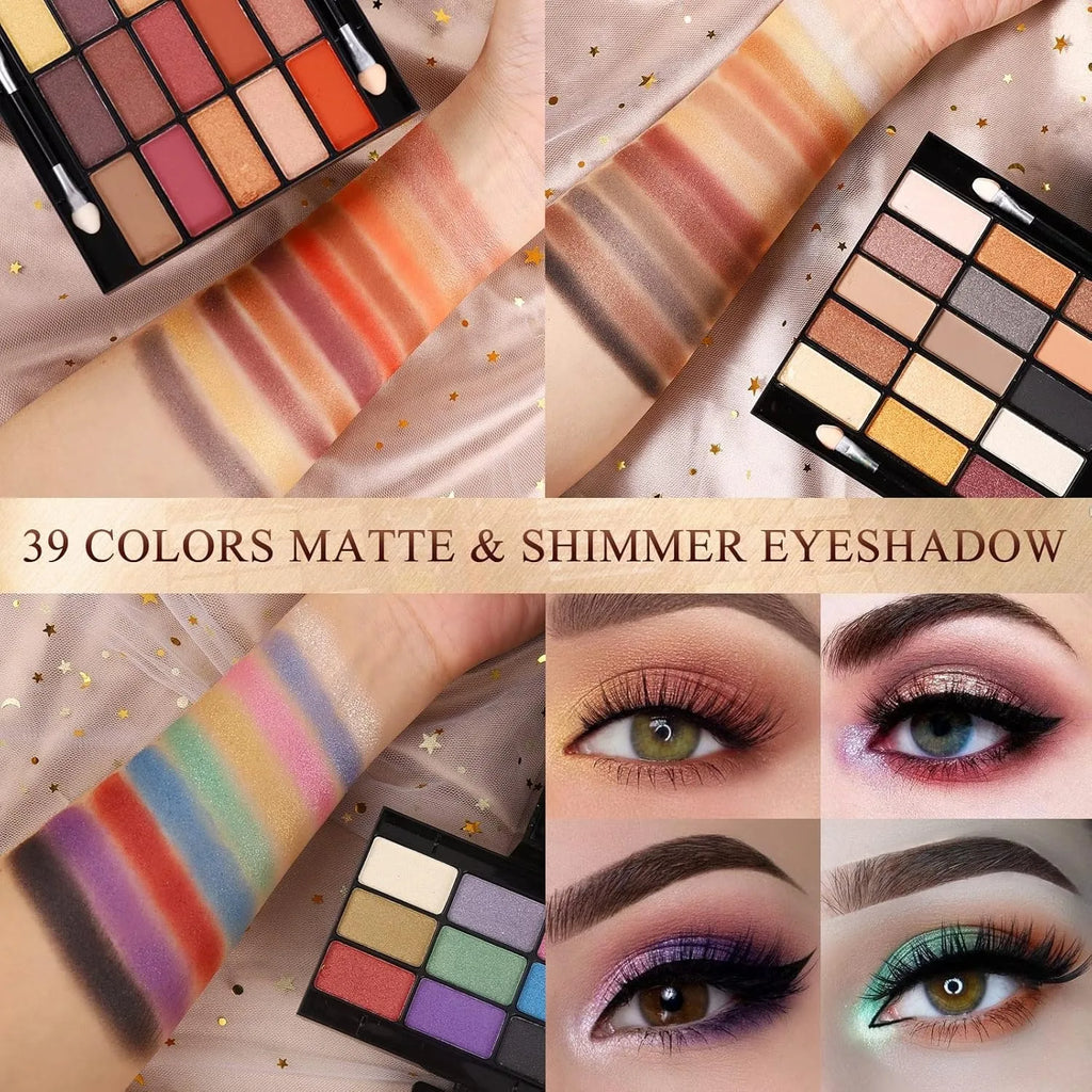 🎨✨ Color Spirit Professional Makeup Complete Set 💄 | All-in-One Makeup Kit for Artists & Beauty Enthusiasts 🌈