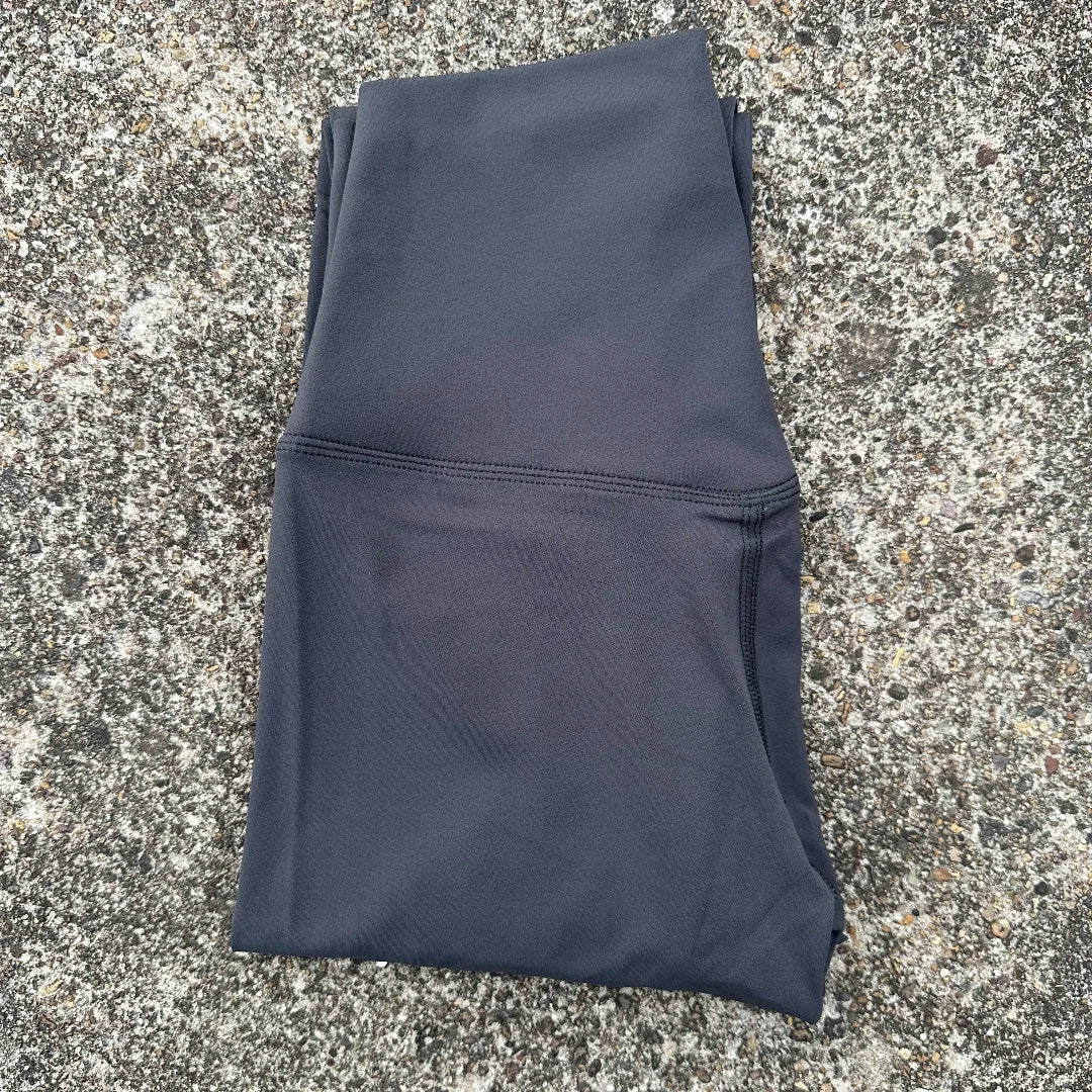 Solid Color Back Waist Pocket High Waist Yoga Legging Women Sport Cropped Pants Butter Athletic Gym Comprehensive Training Jog