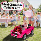 Shelby GT350 Kids Electric Car 12V 2WD W/ Parent Remote Control & Safety Belt - All-Terrain Ride-On Toy - Per