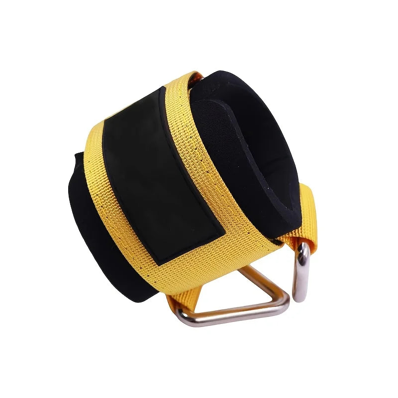 Adjustable Wrist Cuff for Cable Machine – Neoprene Padded Gym Ankle/Wrist Strap for Arm & Glute Training | Fitness Attachment for Men & Women (1 Pc)