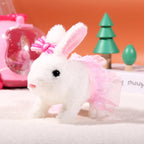 🐰🎶 Walking Rabbit Plush Toy – Interactive Moving & Sound Bunny That Dances | Educational Crawling Toy for Kids 3+
