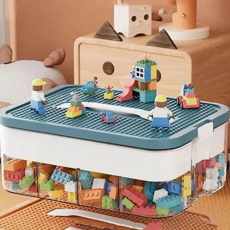 🧱✨ Kids Building Block Storage Box | 1 / 2 / 3 Layer Adjustable Toy Organizer 📦 | Classified Sundries Container for Small Toys & Accessories