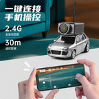 Car Model 1:64 6401 FPV RC Camera Mini Vehicle Full Scale Photo Self-stabilizing Rear Drive with 720P Remote Control Car