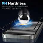 9H Tempered Glass Screen Protector with Dust-Free Install Box for Google Pixel