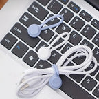 🧲🔌 Silicone Magnetic Cable Ties – Reusable Wire Organizer (1/3/5PCS)