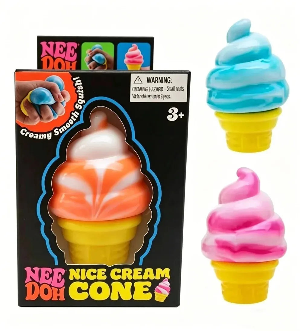 NeeDoh Sensory Cube – Soft Gel-Filled Slow-Rebound Fidget Toy