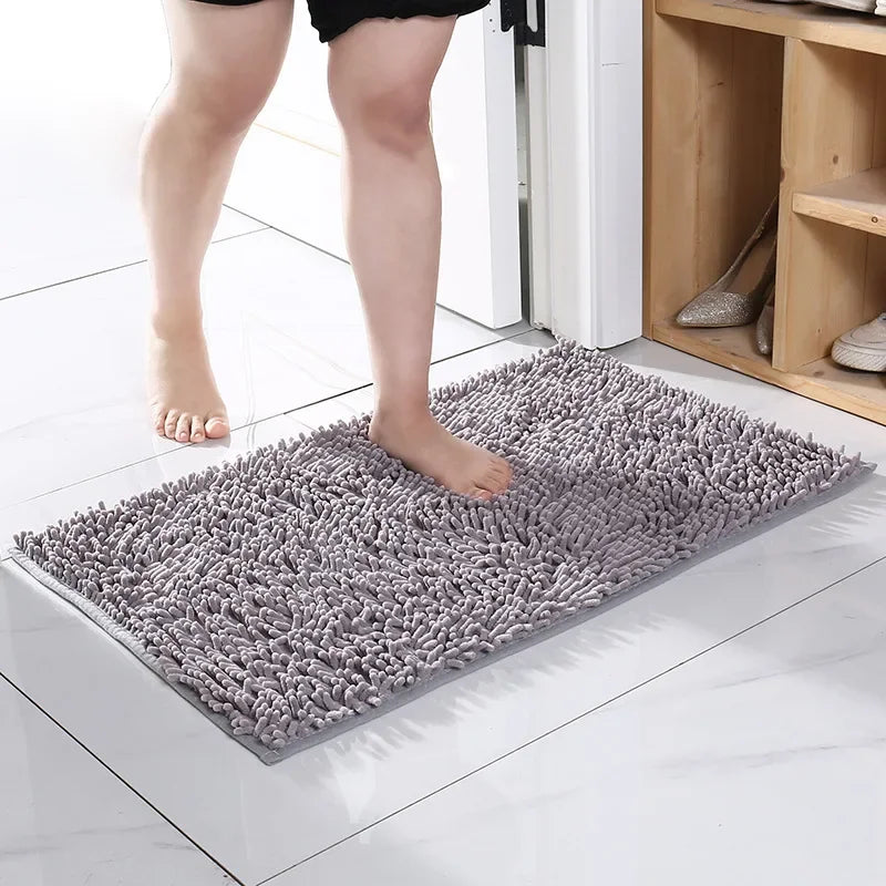 🐾🏠 Absorbent Dog Doormat for Muddy Paws – Non-Slip Microfiber