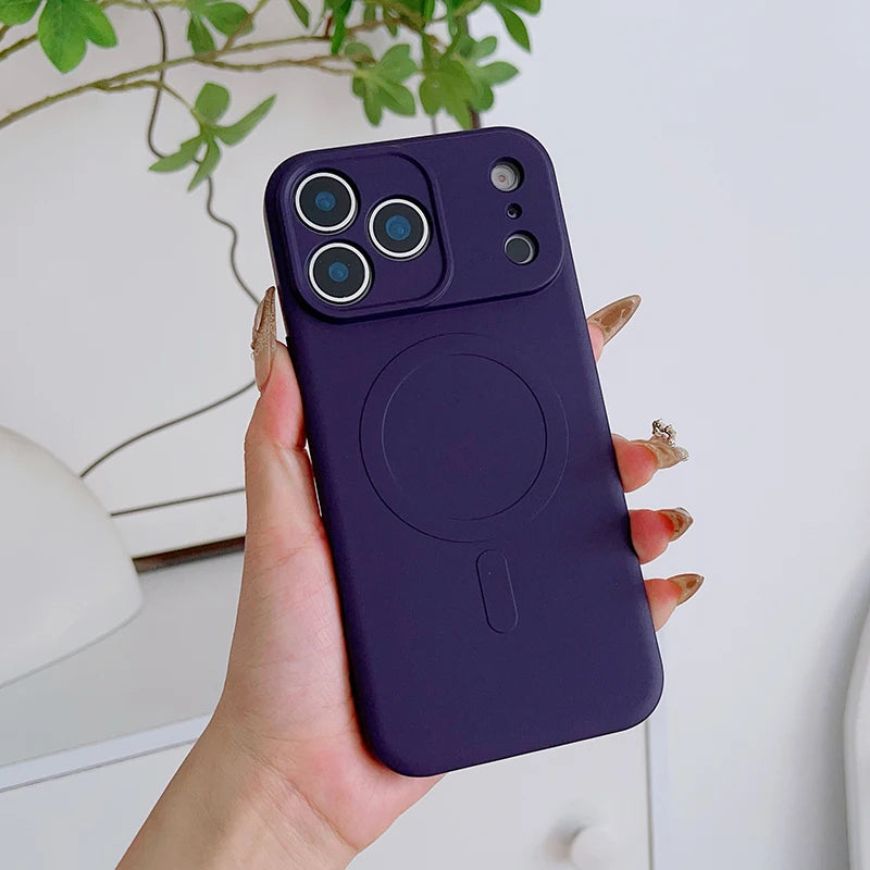 MagSafe Magnetic Liquid Silicone Case for iPhone 17 Series