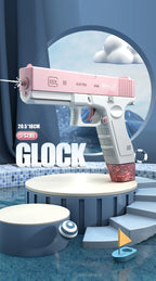 Electric Water Blaster Pistol – Full Automatic Water Toy with Drum Tank | High‑Power Outdoor Beach Water Gun for Summer Fun (14+)